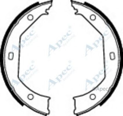 Тормозные колодки APEC braking SHU594