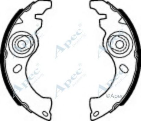 Тормозные колодки APEC braking SHU731