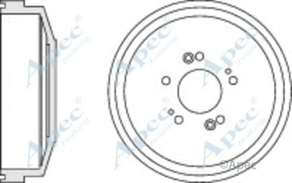 Тормозной барабан APEC braking DRM9942