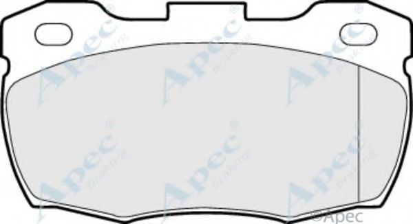 Комплект тормозных колодок, дисковый тормоз APEC braking PAD897
