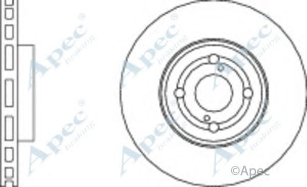 Тормозной диск APEC braking DSK2229