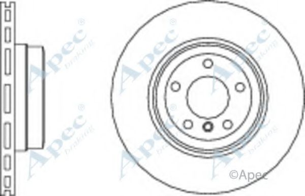 Тормозной диск APEC braking DSK2603