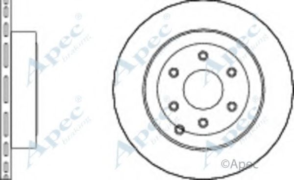 Тормозной диск APEC braking DSK2708