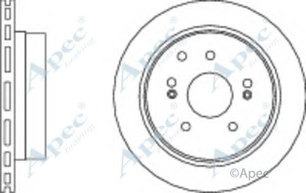 Тормозной диск APEC braking DSK2710