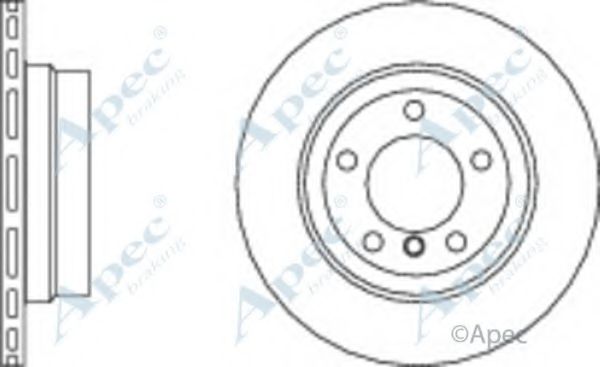 Тормозной диск APEC braking DSK2722