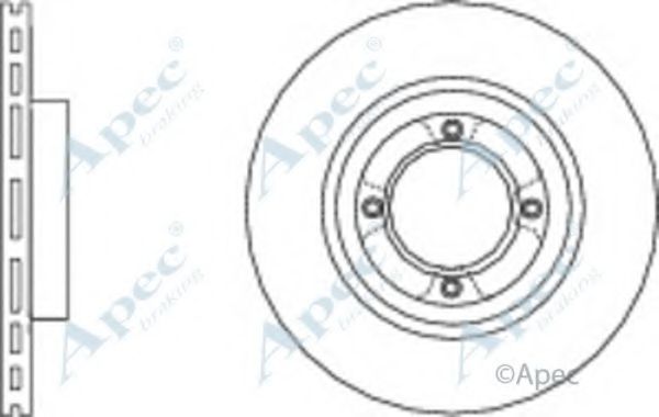 Тормозной диск APEC braking DSK2785