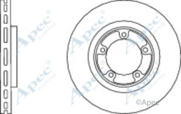 Тормозной диск APEC braking DSK2888
