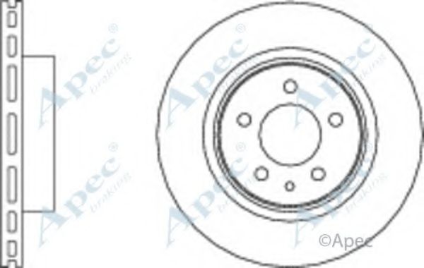 Тормозной диск APEC braking DSK2910