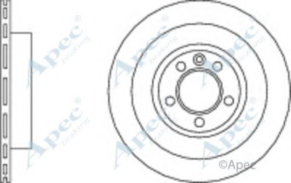 Тормозной диск APEC braking DSK2958