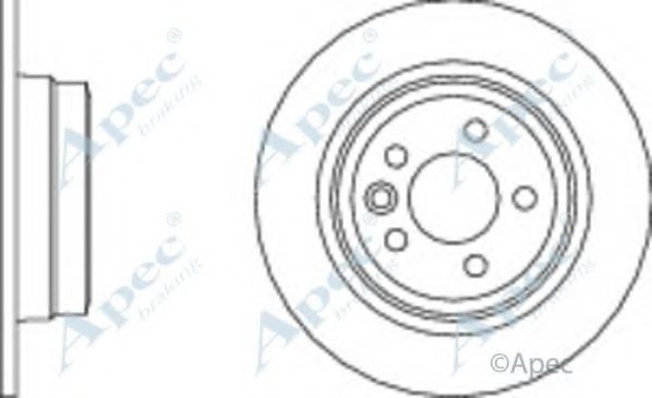 Тормозной диск APEC braking DSK830