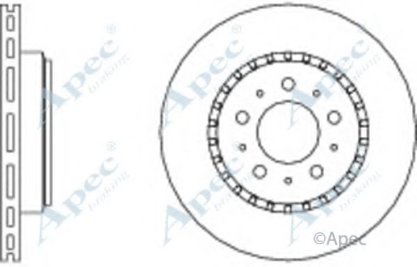 Тормозной диск APEC braking DSK917