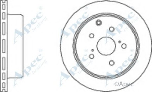 Тормозной диск APEC braking DSK937