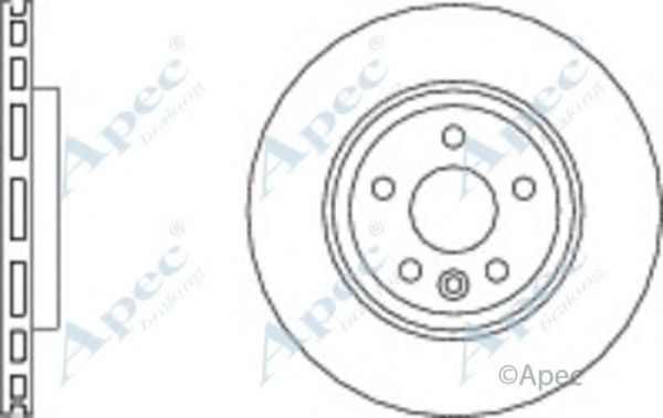 Тормозной диск APEC braking DSK2692