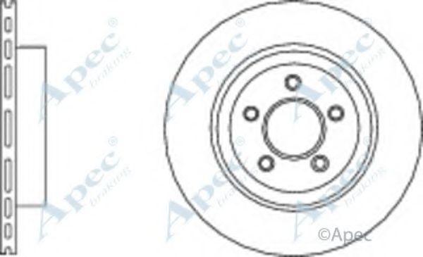 Тормозной диск APEC braking DSK2899