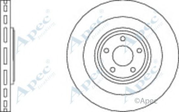 Тормозной диск APEC braking DSK2912