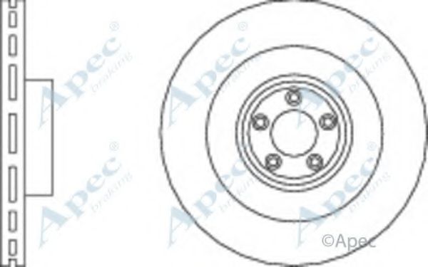 Тормозной диск APEC braking DSK2917