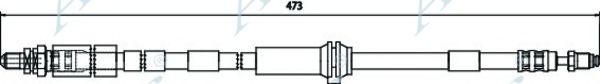 Тормозной шланг APEC braking HOS3728