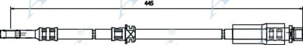 Тормозной шланг APEC braking HOS3748