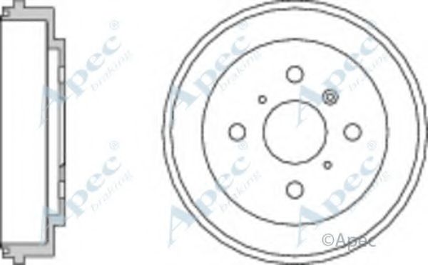 Тормозной барабан APEC braking DRM9174