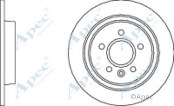 Тормозной диск APEC braking DSK2983