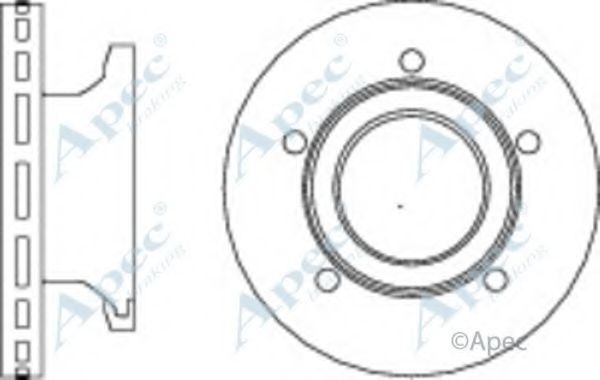 Тормозной диск APEC braking DSK3032