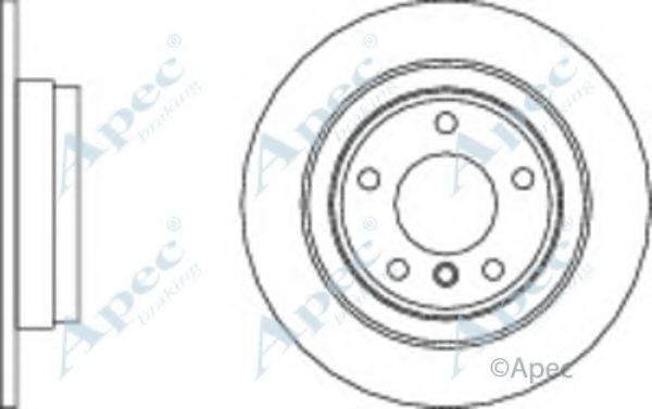 Тормозной диск APEC braking DSK3047