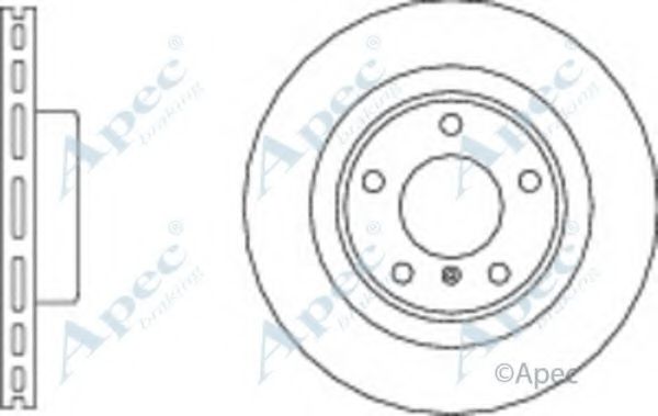 Тормозной диск APEC braking DSK3049