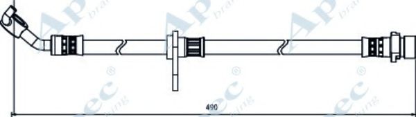 Тормозной шланг APEC braking HOS3983