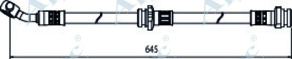 Тормозной шланг APEC braking HOS4049