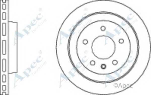 Тормозной диск APEC braking DSK3083