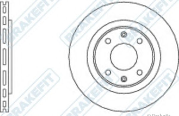 Тормозной диск APEC braking DK6093