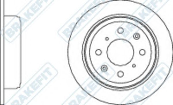 Тормозной диск APEC braking DK6053