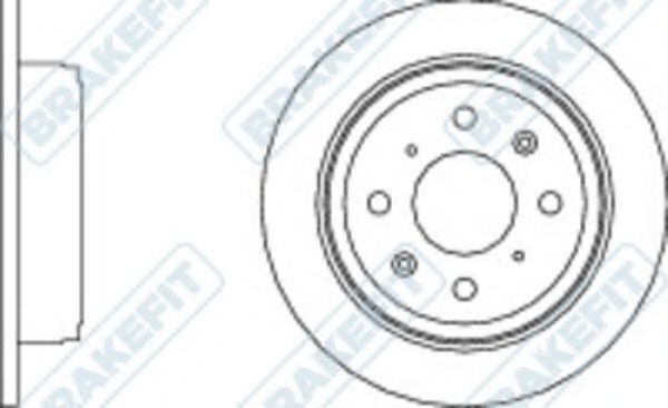 Тормозной диск APEC braking DK6129