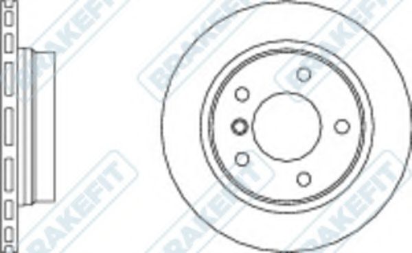 Тормозной диск APEC braking DK6163