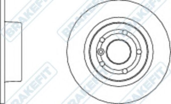 Тормозной диск APEC braking DK6170