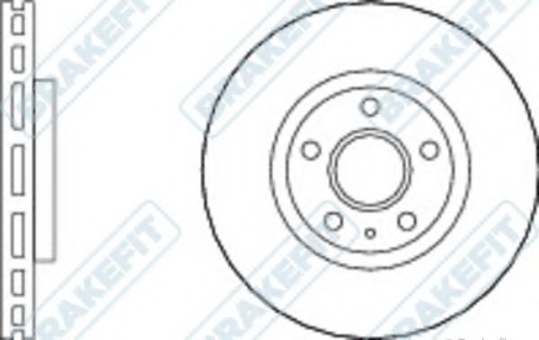 Тормозной диск APEC braking SDK6210