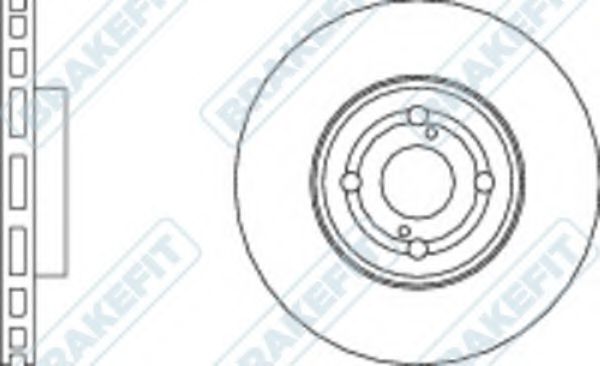 Тормозной диск APEC braking DK6241