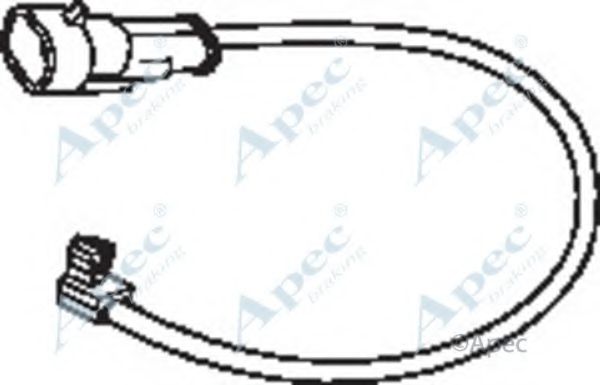 Указатель износа, накладка тормозной колодки APEC braking WIR5170