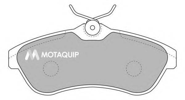 Комплект тормозных колодок, дисковый тормоз MOTAQUIP LVXL1033