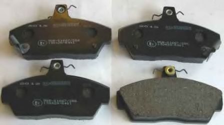 Комплект тормозных колодок, дисковый тормоз ALLIED NIPPON ADB3262