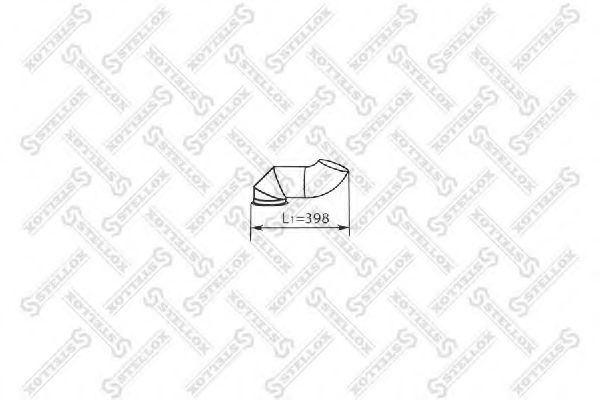 Труба выхлопного газа DINEX 21787