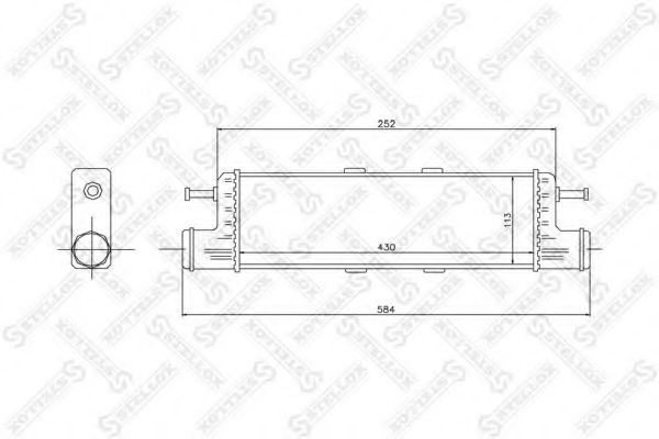 Интеркулер STELLOX 10-40050-SX