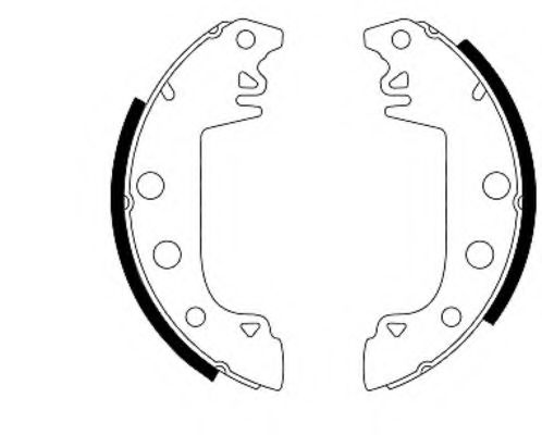 Комплект тормозных колодок HELLA PAGID 8DB 355 000-031