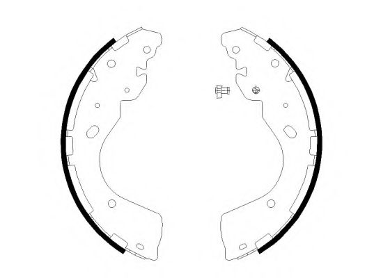 Комплект тормозных колодок HELLA PAGID 8DB 355 022-241