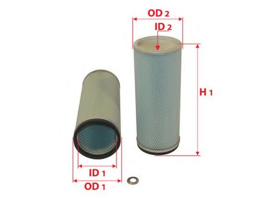 Воздушный фильтр SAKURA  Automotive A-5406