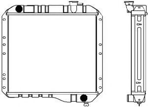 Радиатор, охлаждение двигателя SAKURA  Automotive 1461-0305