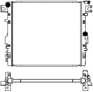 Радиатор, охлаждение двигателя SAKURA  Automotive 3231-8501