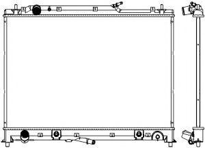 Радиатор, охлаждение двигателя SAKURA  Automotive 3301-8501