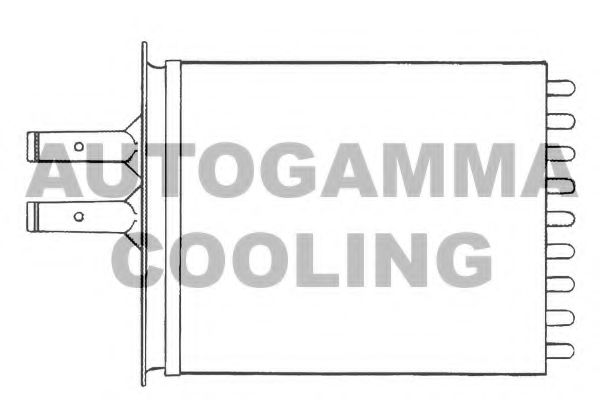 Теплообменник, отопление салона AUTOGAMMA 101610