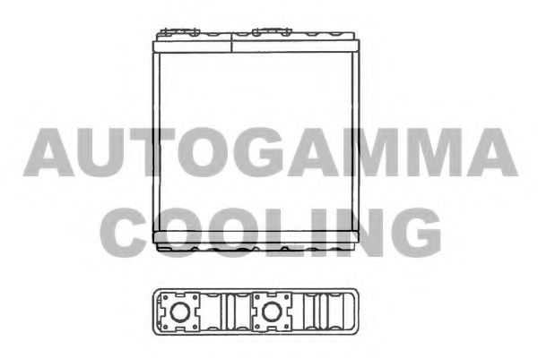 Теплообменник, отопление салона AUTOGAMMA 103143